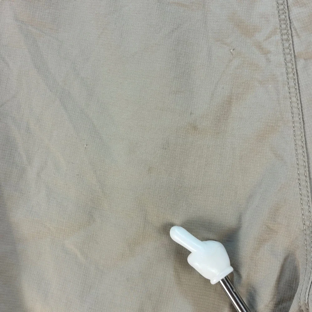 The North Face Men's Cargo Hiking Shorts Tan Nylon Trail Outdoor Pockets Size M‎